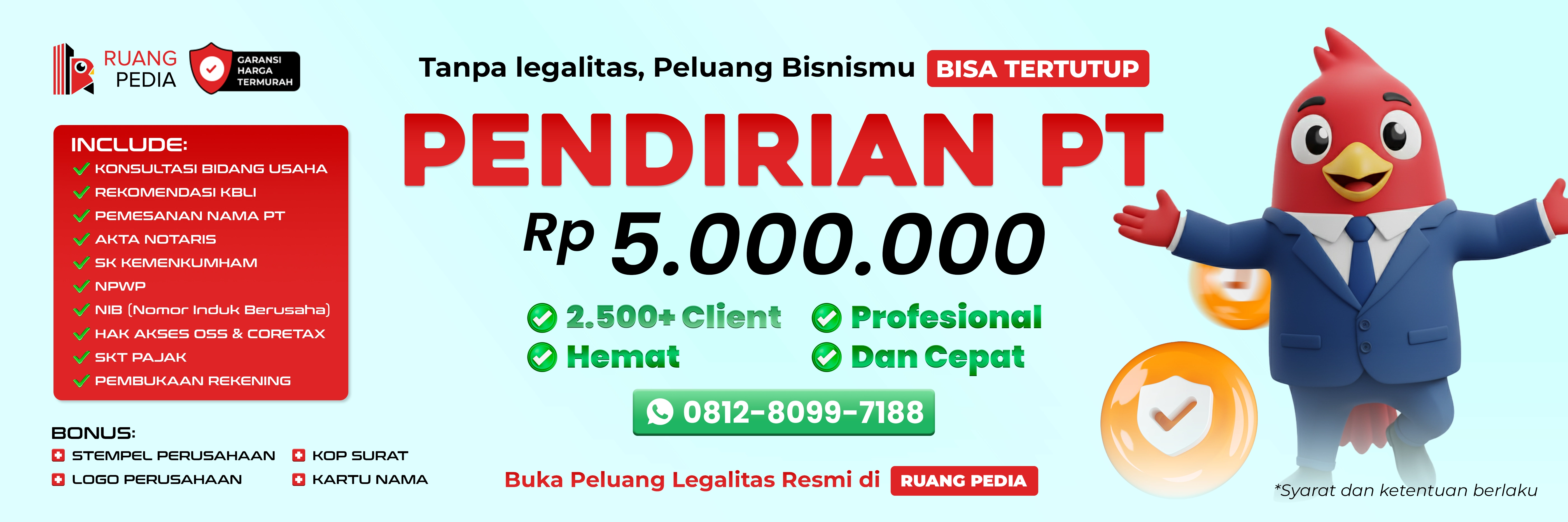 Pendirian PT Lengkap